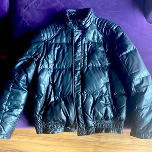 Black winter jacket, size medium
